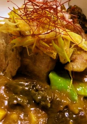 豚ネギラー油と雑穀米のバーモントカレー！-レシピのメイン写真