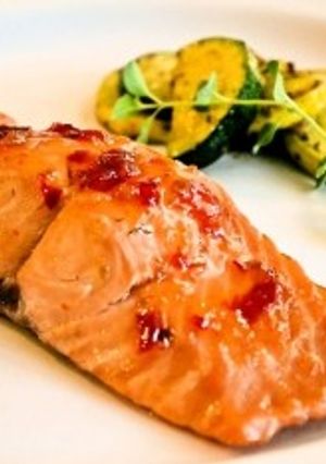 秋サーモン スイートチリロースト　秋鮭で-レシピのメイン写真