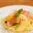 桃と生ハムの冷製パスタ