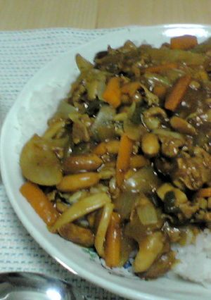 落花生カレー-レシピのメイン写真