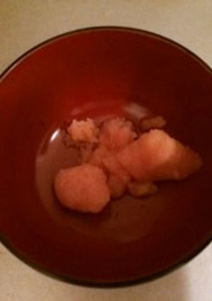 ☆ツルンと剥けちゃう明太子の皮☆-レシピのメイン写真