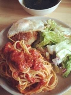 簡単トマトパスタ-レシピのメイン写真