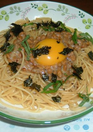 めんつゆで納豆スパ！-レシピのメイン写真
