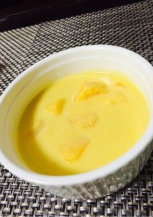 アイスとマンゴーで簡単！マンゴープリン-レシピのメイン写真