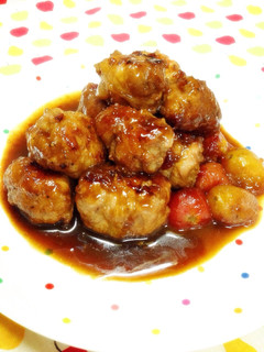 °•*:肉巻きトマトの照り焼き:*•°-レシピのメイン写真
