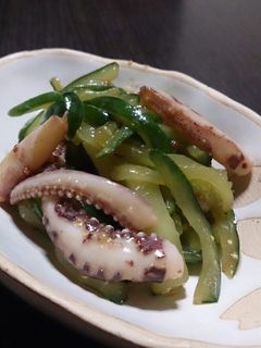 ☆きゅうりとイカのからし和え☆-レシピのメイン写真