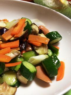 簡単!オリーブオイルで野菜炒め-レシピのメイン写真