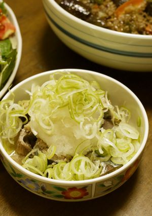 ネギがポイント！サバ缶のおろしポン酢-レシピのメイン写真