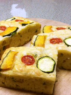 簡単!夏野菜のケークサレ☆-レシピのメイン写真