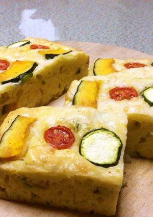 簡単！夏野菜のケークサレ☆-レシピのメイン写真