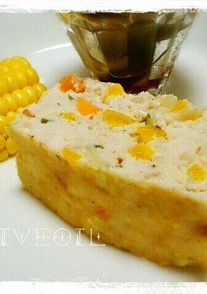 節約ごちそう♪鶏むね肉のミートローフ-レシピのメイン写真