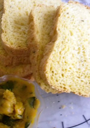 ＨＢでかぼちゃパン（ヨーグルト酵母）-レシピのメイン写真