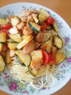 夏野菜パスタ-レシピのメイン写真