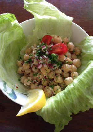 栄養満点　ひよこ豆の簡単サラダ-レシピのメイン写真