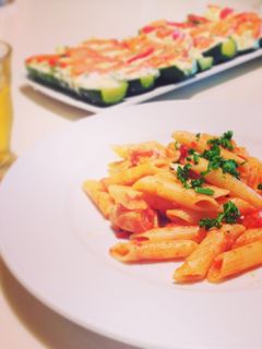 かんたん♪とりとトマトのペンネ-レシピのメイン写真