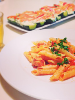 かんたん♪とりとトマトのペンネ-レシピのメイン写真