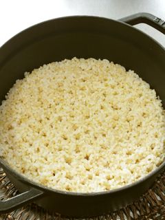 ストウブ de 玄米ご飯-レシピのメイン写真