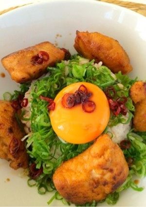 甘辛鳥からねぎ玉丼-レシピのメイン写真