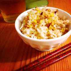 รูปของ 夏の味方☆焼きトウモロコシご飯