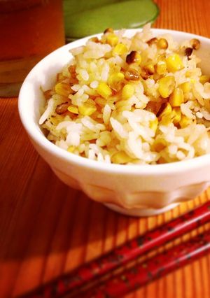 夏の味方☆焼きトウモロコシご飯-レシピのメイン写真