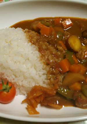 夏こそ！奥久慈のめぐみカレー-レシピのメイン写真