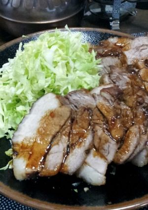 簡単☆焼豚☆煮豚 フライパンde-レシピのメイン写真