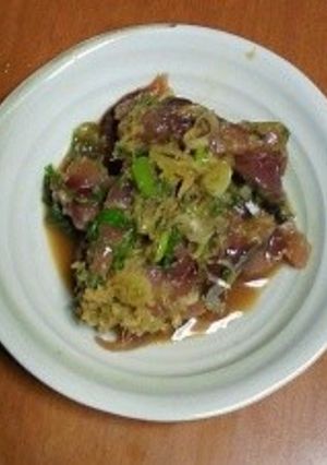 超格安ムロアジのタタキ-レシピのメイン写真