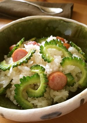 ｽｸﾞ簡単(≫∀≪♪極ｳﾏゴーヤ炒飯②-レシピのメイン写真