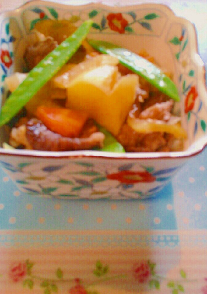 ルクエで♡黒糖風味の肉じゃが-レシピのメイン写真