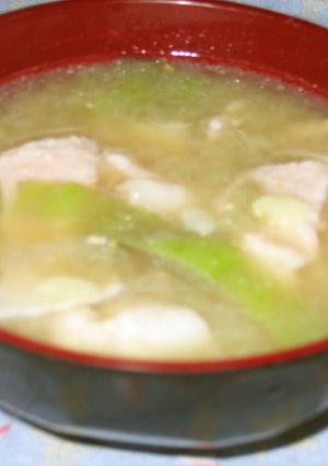 へちまのお味噌汁-レシピのメイン写真