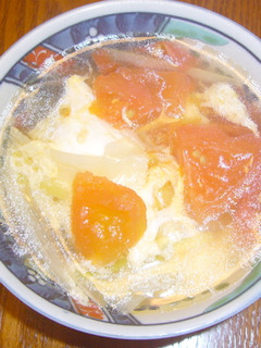 豆腐とトマトのスープ-レシピのメイン写真