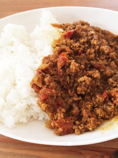 手作りカレーパウダーで作るキーマカレー-レシピのメイン写真