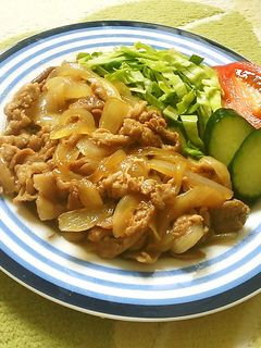 薄切り肉で作る♪めんつゆ生姜焼き♪-レシピのメイン写真