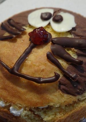 シンプル☆ドラえもんボールケーキ-レシピのメイン写真