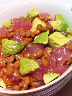 アボカド納豆マグロ丼-レシピのメイン写真