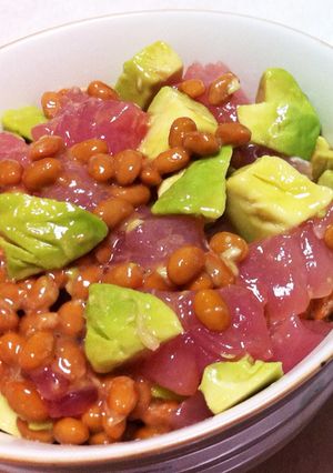 アボカド納豆マグロ丼-レシピのメイン写真