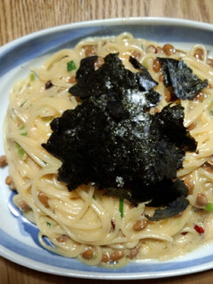 ペペロンチーノ納豆スパ-レシピのメイン写真