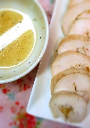 自家製塩レモンの鷄ハム♪最高美味いです!-レシピのメイン写真