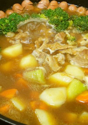 ✿ソーセー人あらわる!!!和風カレー鍋✿-レシピのメイン写真