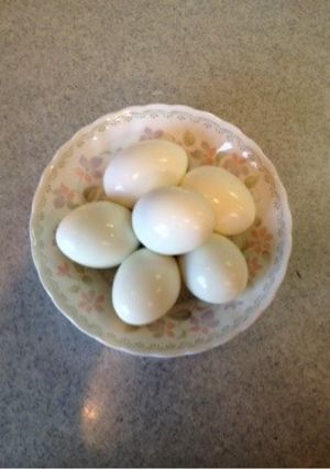 綺麗に剥けるゆで卵(固茹で)-レシピのメイン写真