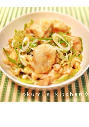 ぷり②鶏肉と山盛りネギ♡さっぱりポン酢♡-レシピのメイン写真