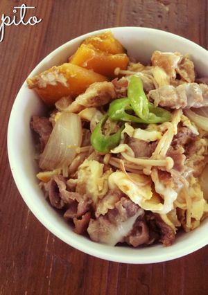 基本の丼もの ☆薄味付け☆-レシピのメイン写真