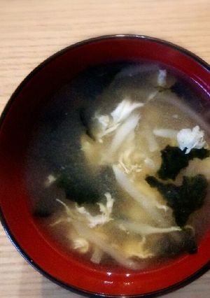 のりたま味噌汁-レシピのメイン写真