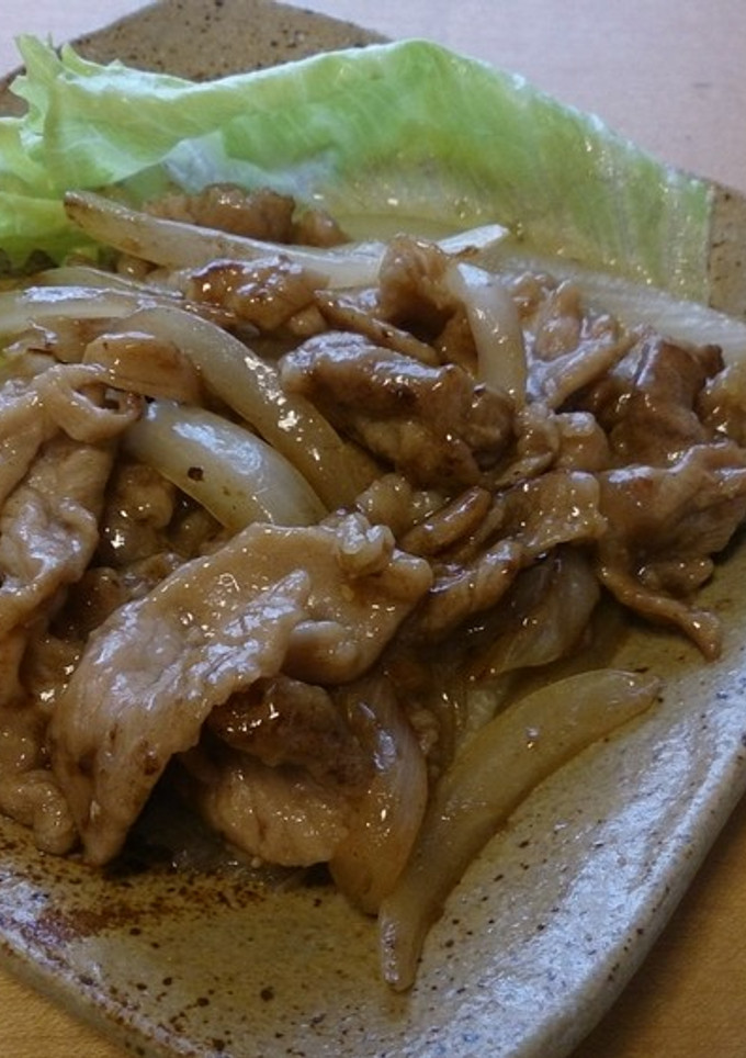 豚肉と玉ねぎのポン酢炒め-レシピのメイン写真