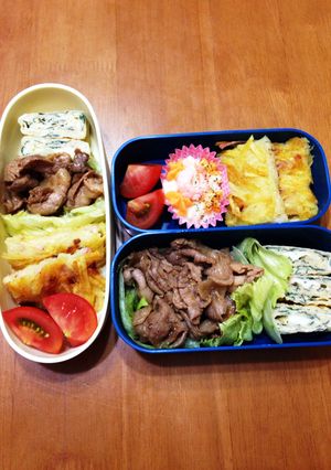パパと息子のお弁当-レシピのメイン写真