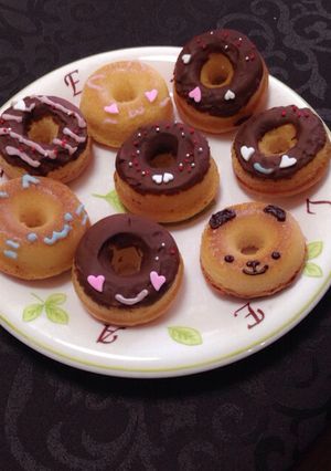 簡単！HMで可愛い焼きドーナツ-レシピのメイン写真