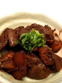 鶏レバーと根菜のカレー味噌煮-レシピのメイン写真