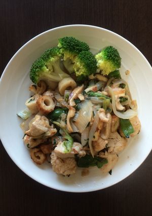 鶏胸肉のしそ炒め-レシピのメイン写真