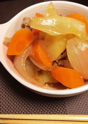 カロリーカット☆油を使わない肉じゃが-レシピのメイン写真
