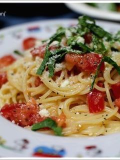 たらことトマトの冷製パスタ-レシピのメイン写真